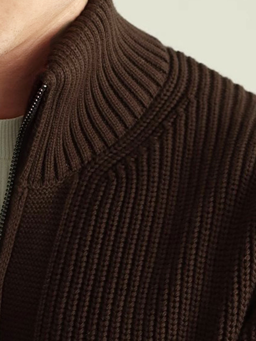 Men's Quarter Zip Sweater for Stylish Warmth 4