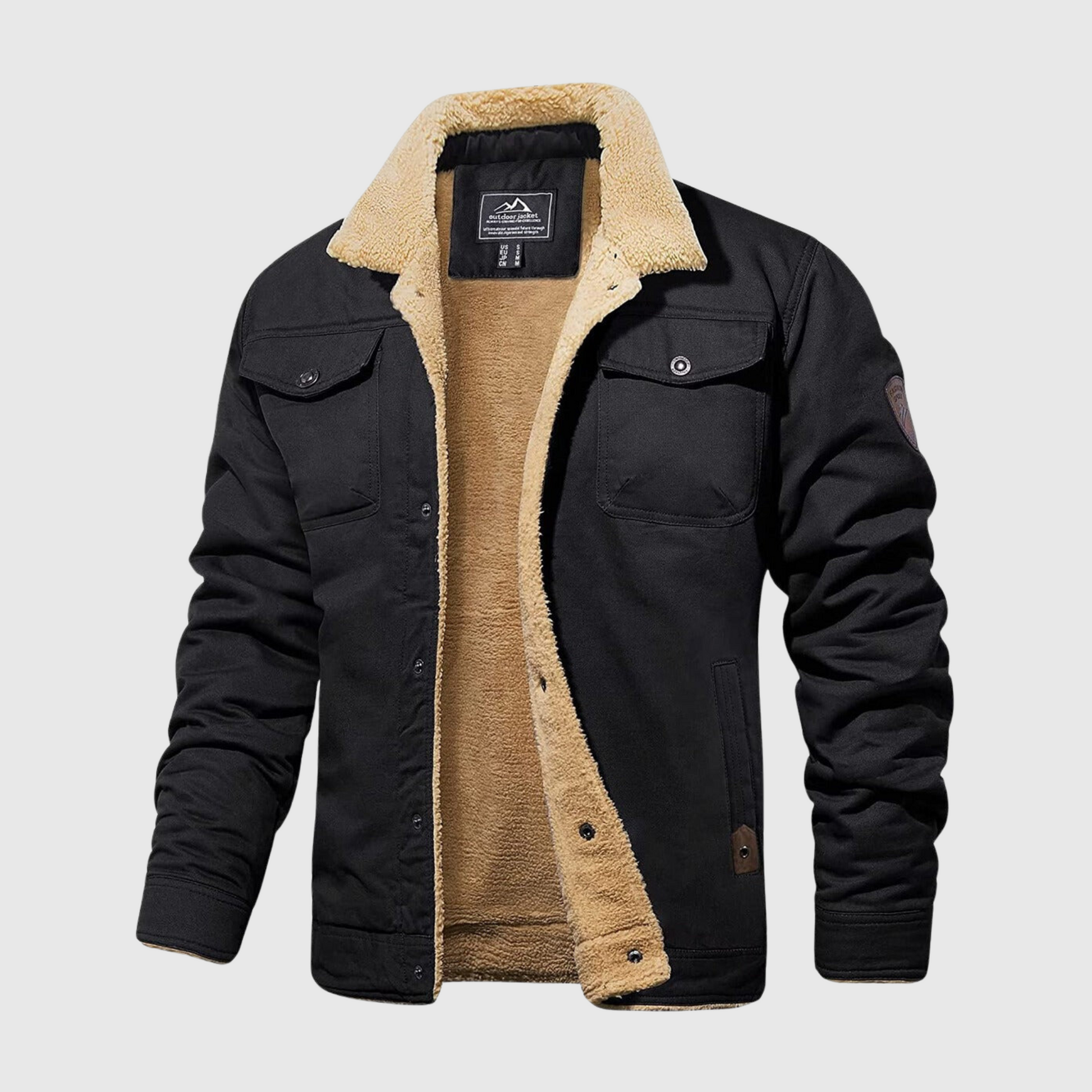 Men's Quilted Bomber Jacket - Stylish Men's Winter Jacket 0