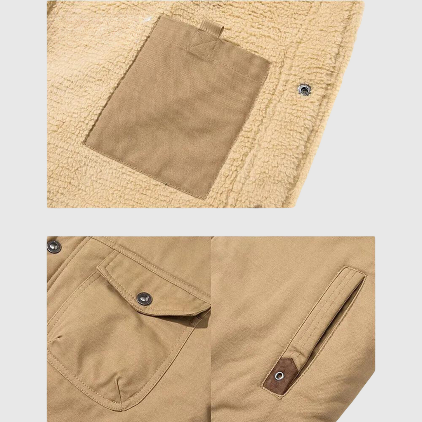 Men's Quilted Bomber Jacket - Stylish Men's Winter Jacket 5