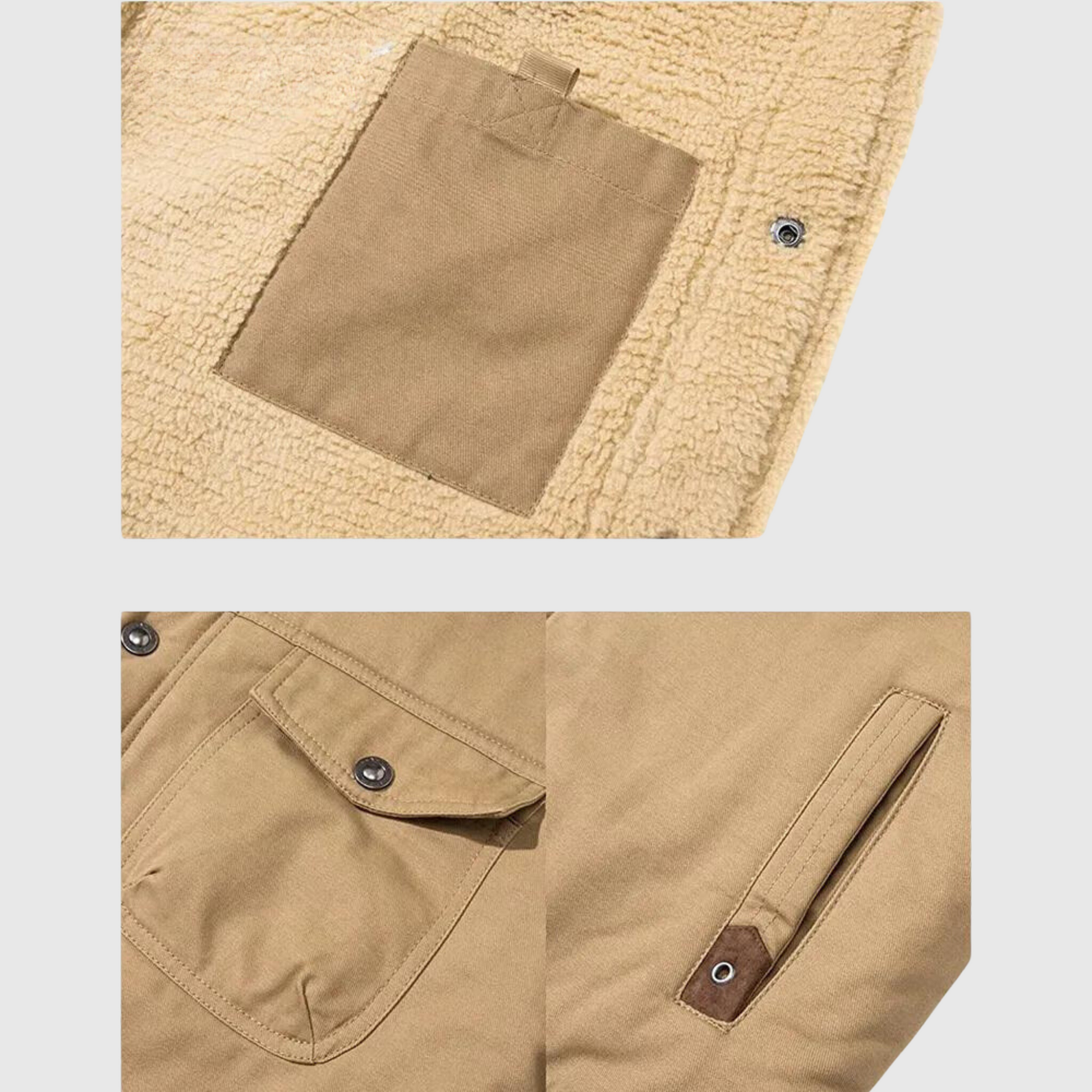 Men's Quilted Bomber Jacket - Stylish Men's Winter Jacket 5