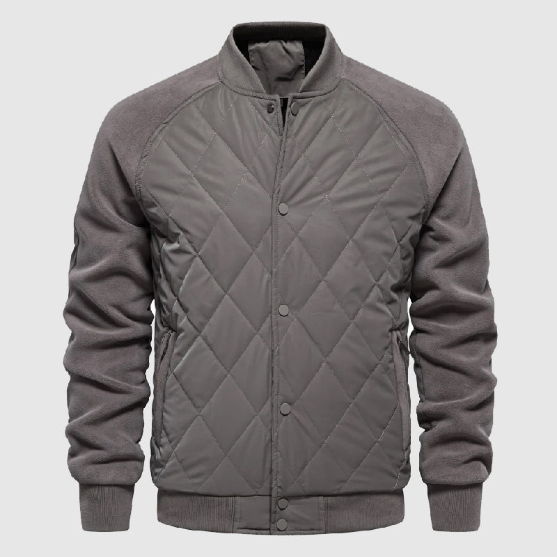 Men's Quilted Bomber Jacket 2