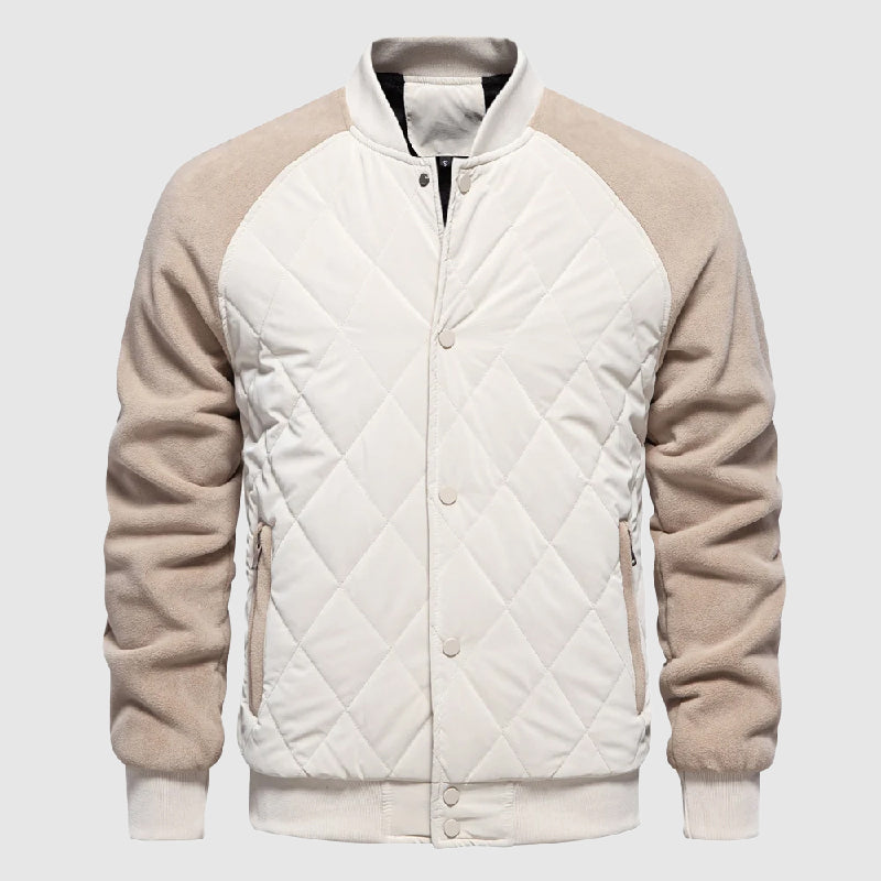 Men's Quilted Bomber Jacket 3