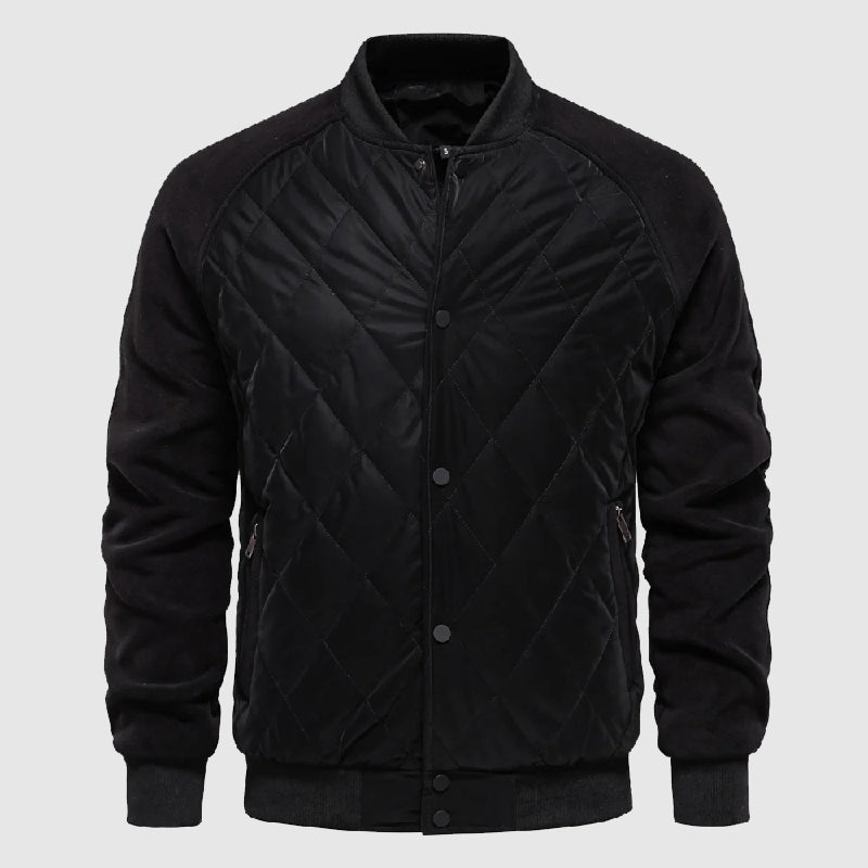 Men's Quilted Bomber Jacket 4