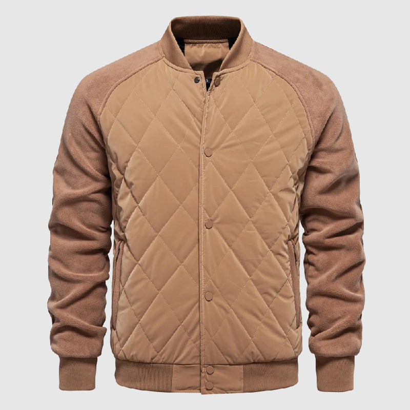 Men's Quilted Bomber Jacket 5