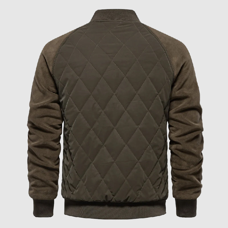 Men's Quilted Bomber Jacket 6