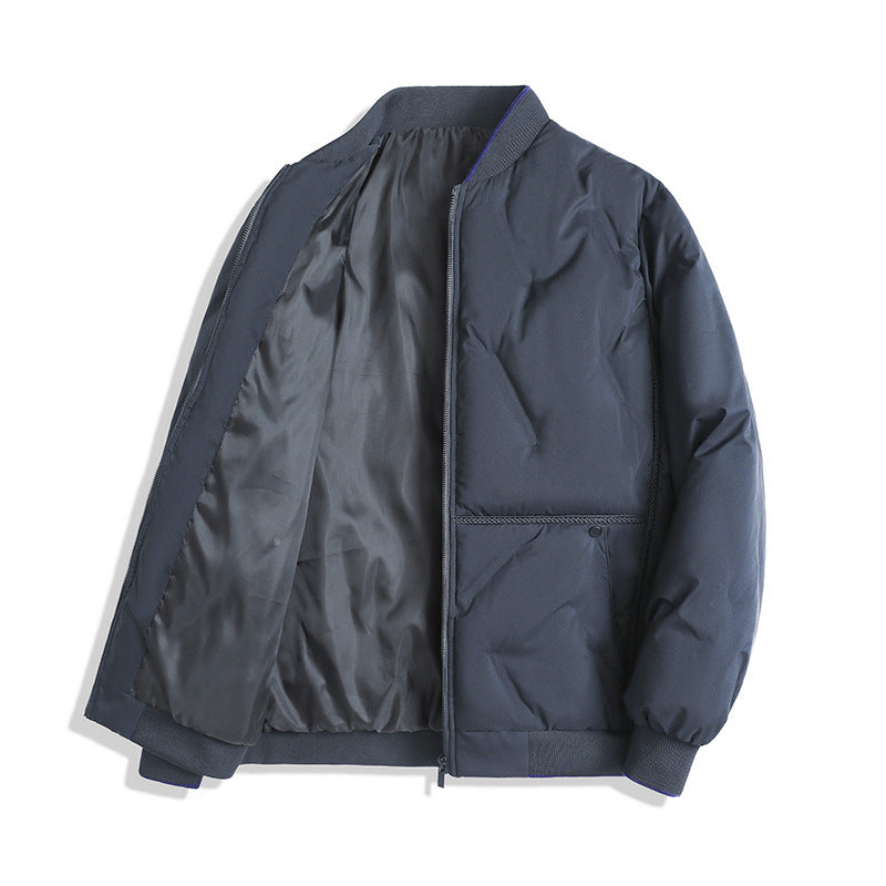 Men's Quilted Jacket with Padded Insulation 3