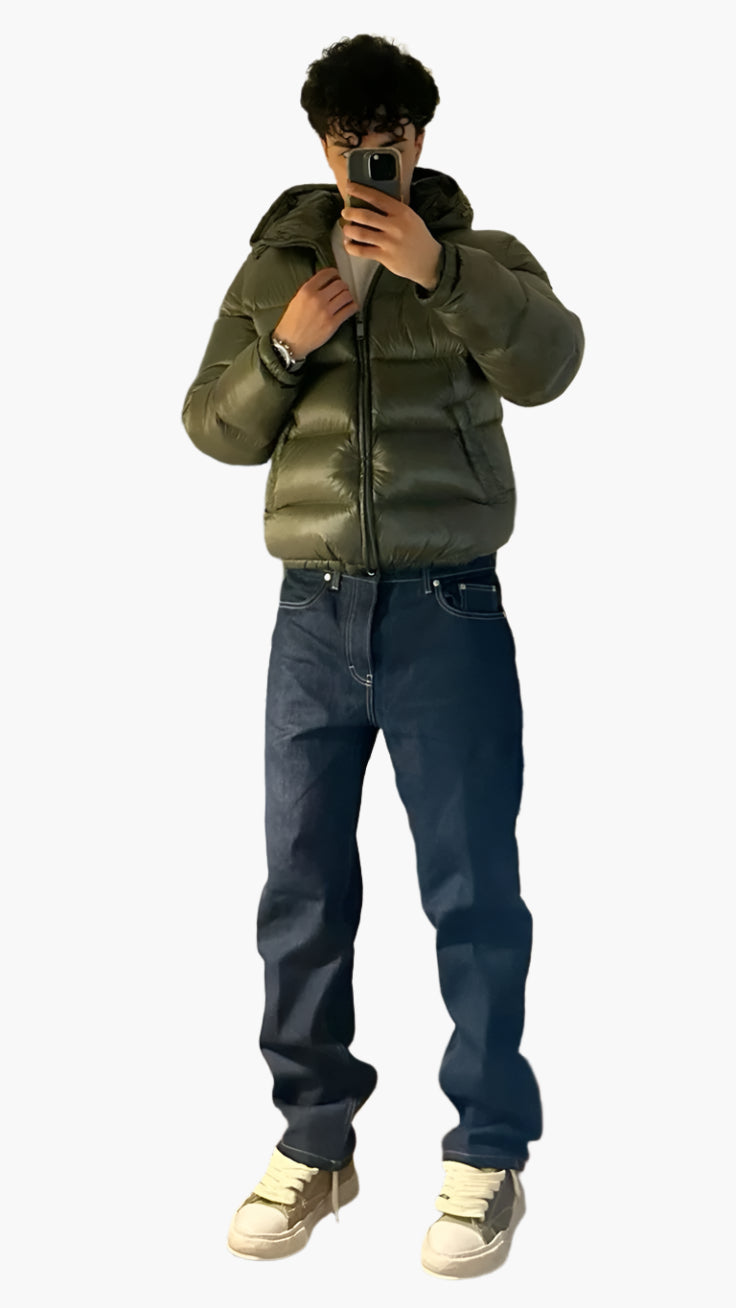 Men's Quilted Urban Puffer Jacket for Winter 1