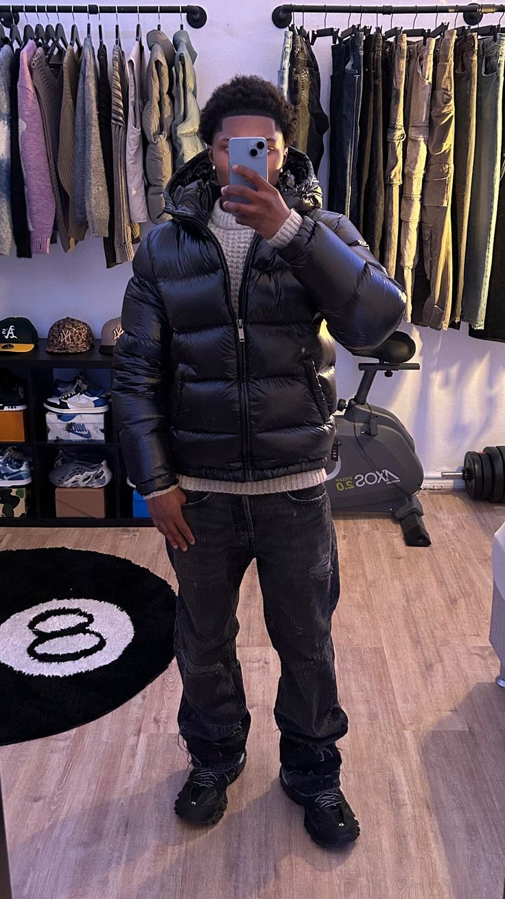 Men's Quilted Urban Puffer Jacket for Winter 6