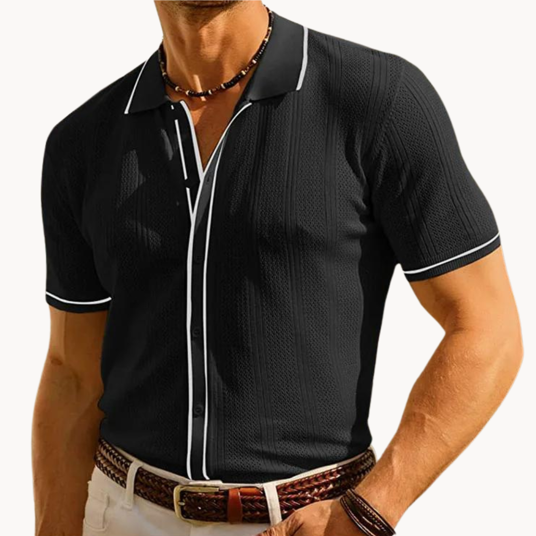 Men's Short-Sleeve Polo Shirt - Lightweight & Comfortable 1