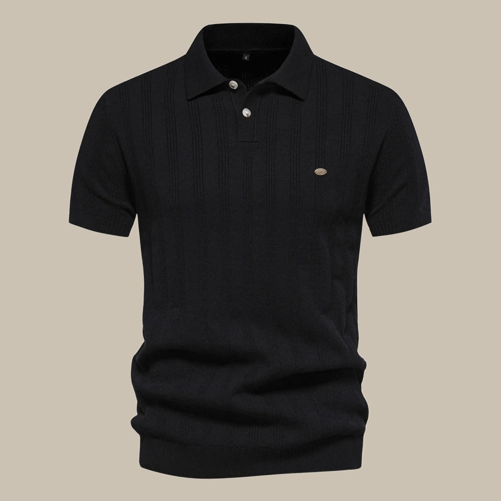Men's Short Sleeve Merino Wool Polo Shirt 2