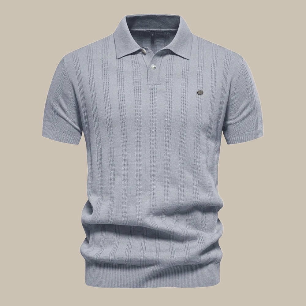 Men's Short Sleeve Merino Wool Polo Shirt 5