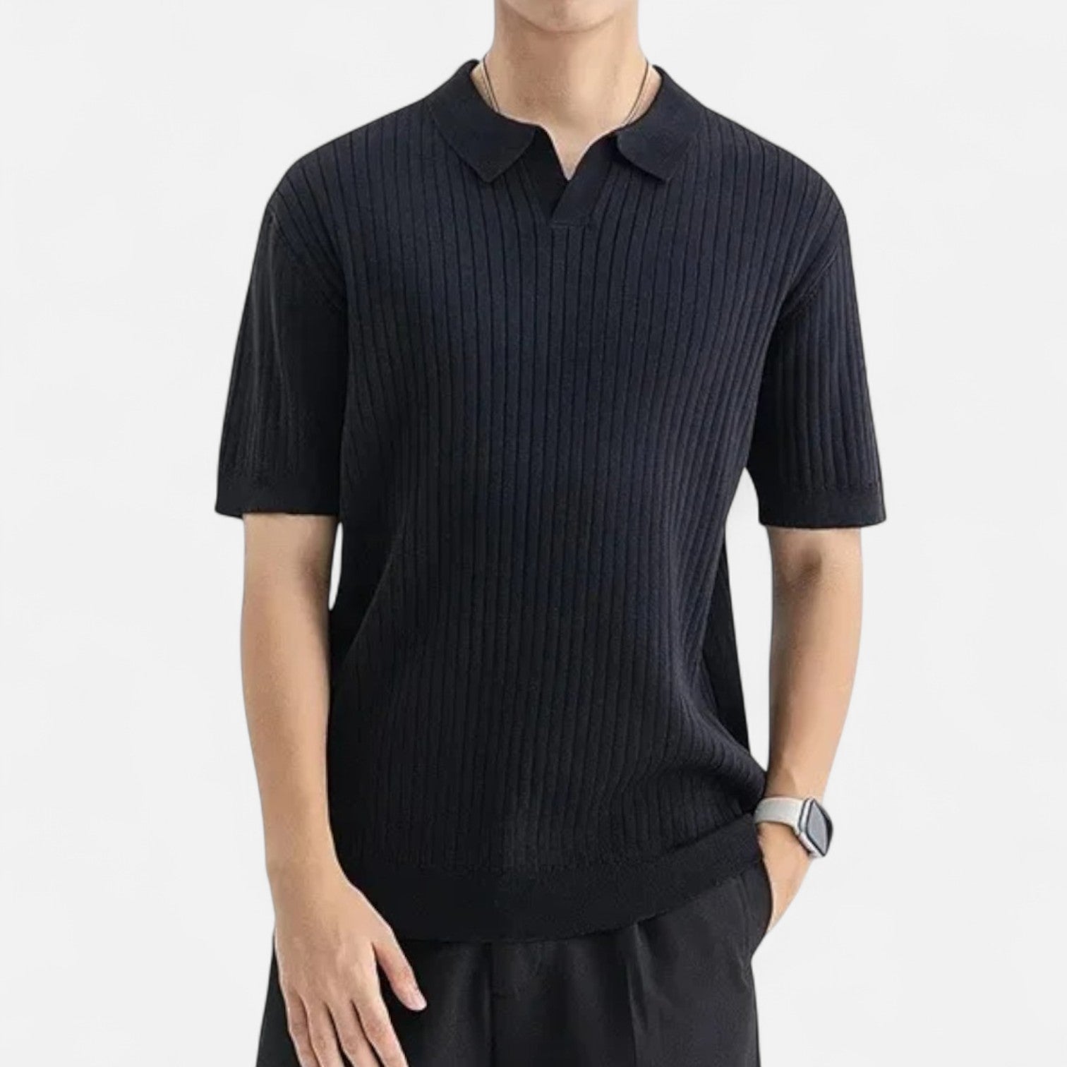 Men's Silk Polo Shirt - Comfortable Summer Essential 7