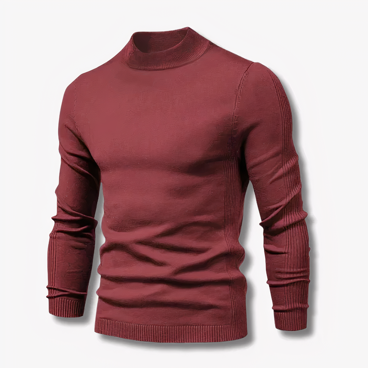 Men's Slim Fit Knitted Turtleneck Sweater