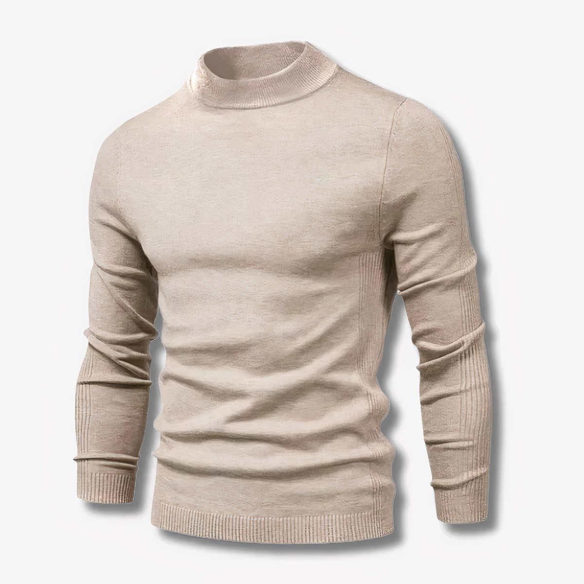 Men's Slim Fit Knitted Turtleneck Sweater