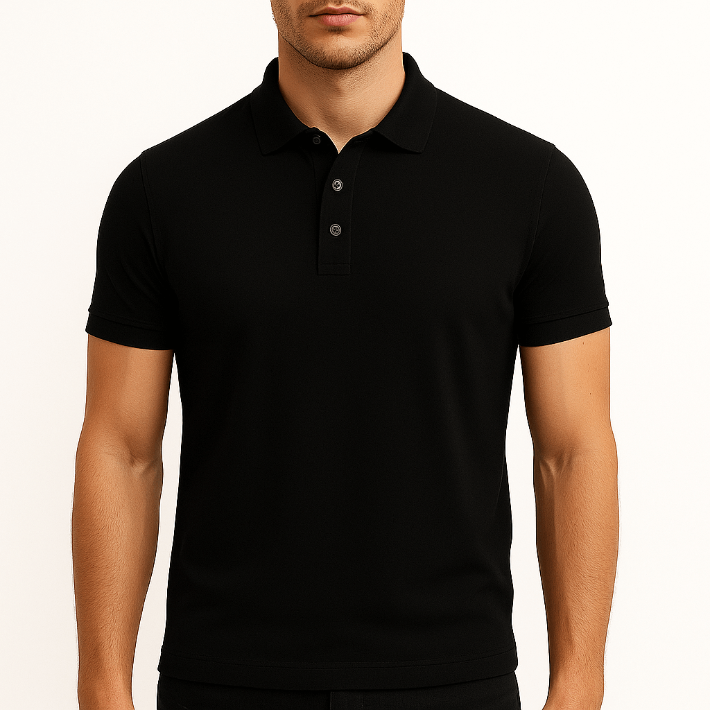 Men's Slim Fit Lapel Polo Shirt 4