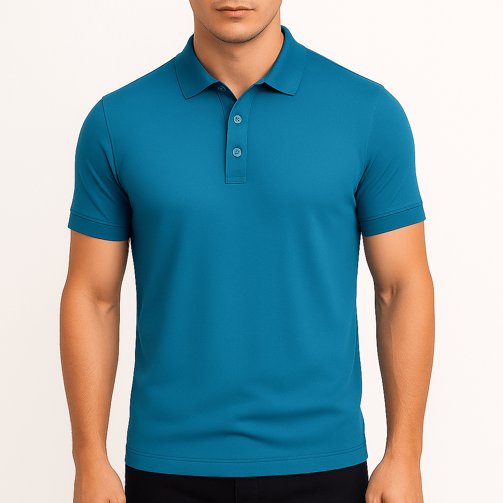 Men's Slim Fit Lapel Polo Shirt 6