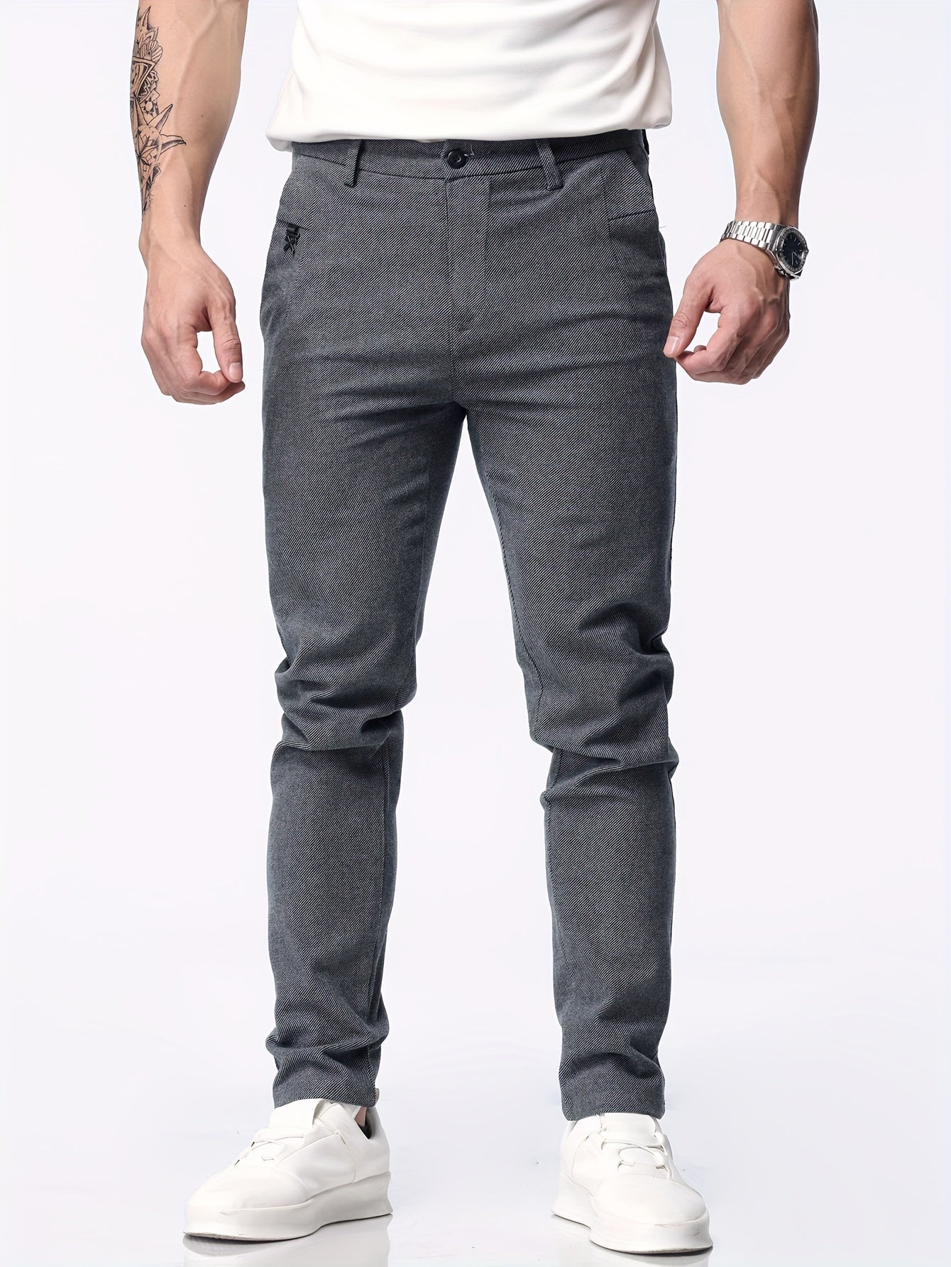 Men's Slim Fit Trousers for Casual and Formal Wear