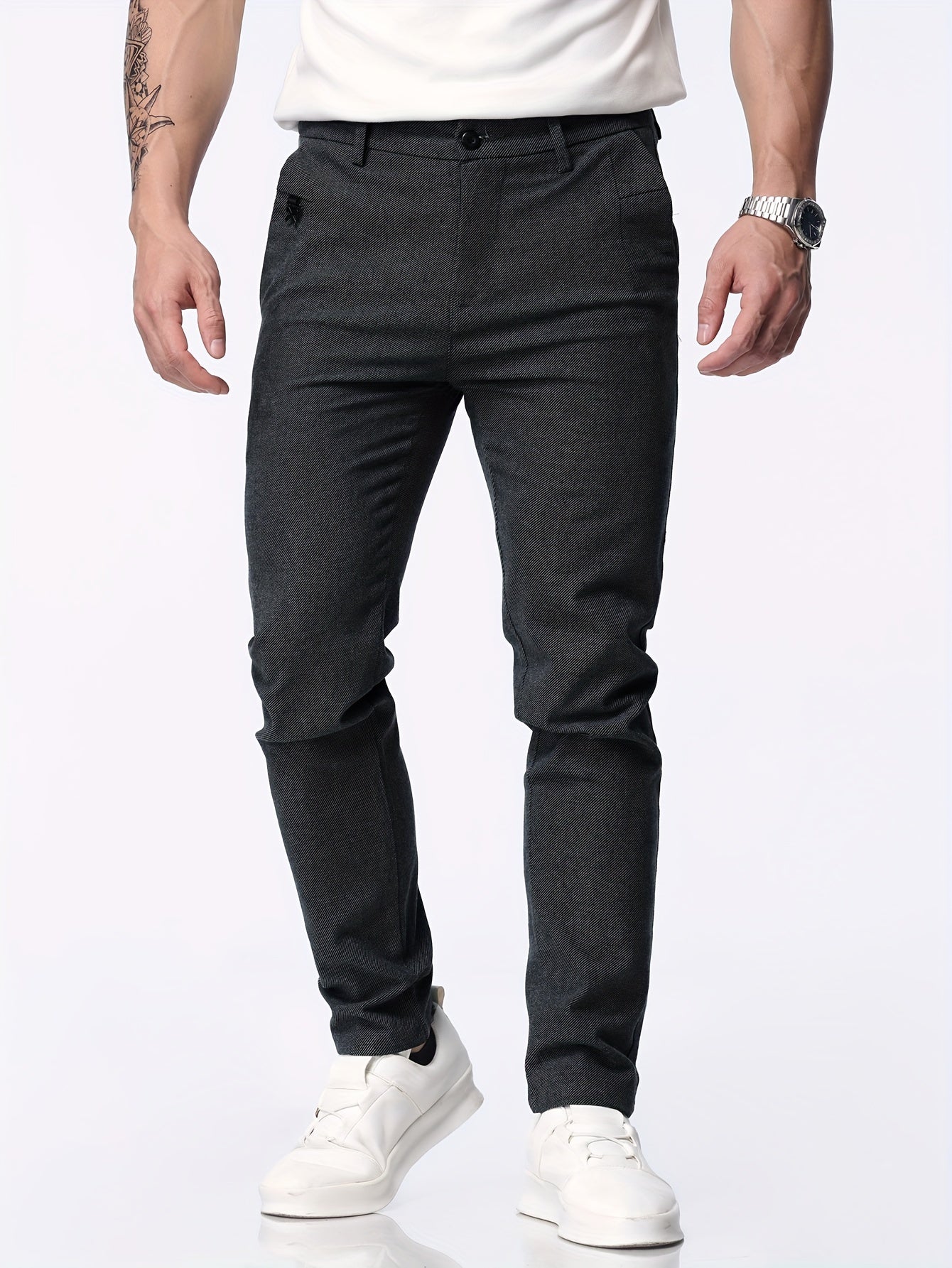 Men's Slim Fit Trousers for Casual and Formal Wear