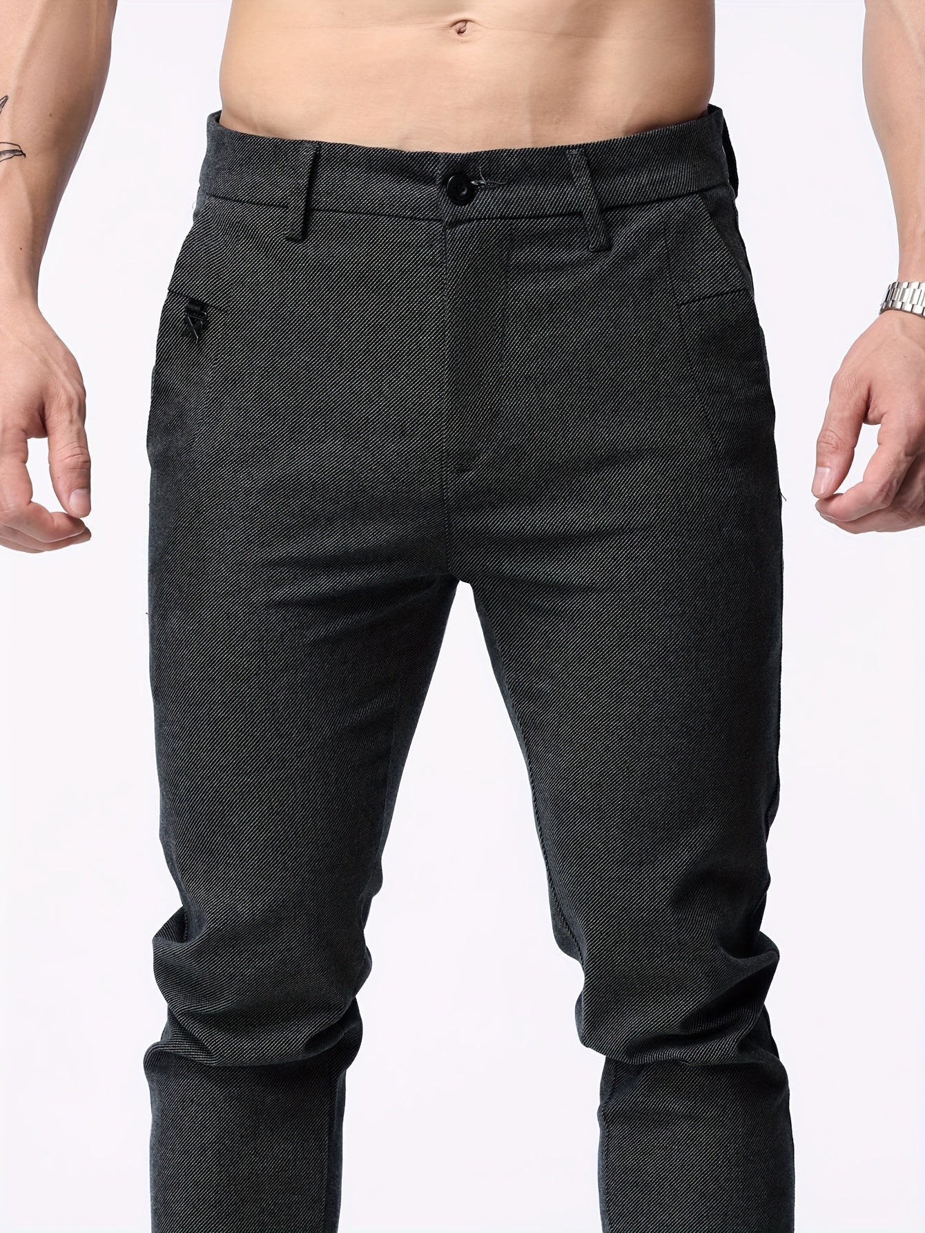 Men's Slim Fit Trousers for Casual and Formal Wear