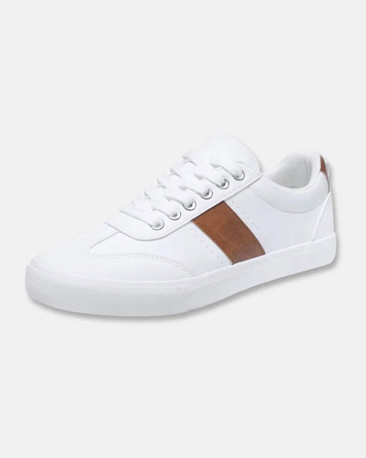 Men's Sneakers - Stylish Low Top Shoes with Premium Leather 0