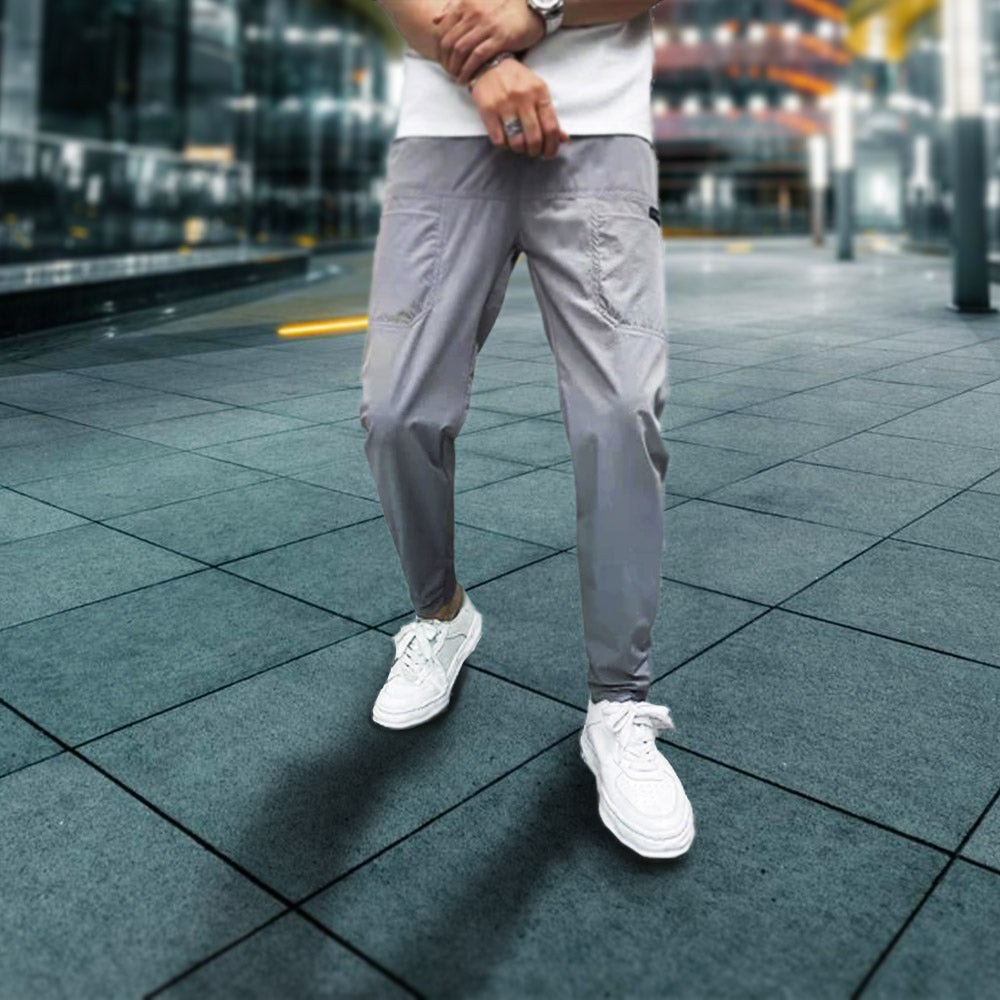 Men's Stretch Cargo Pants with Multiple Pockets 5