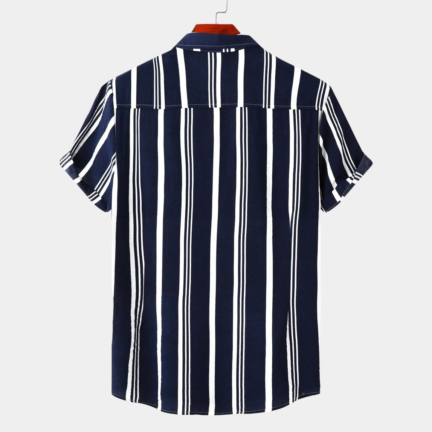 Men's Striped Linen Shirt 1