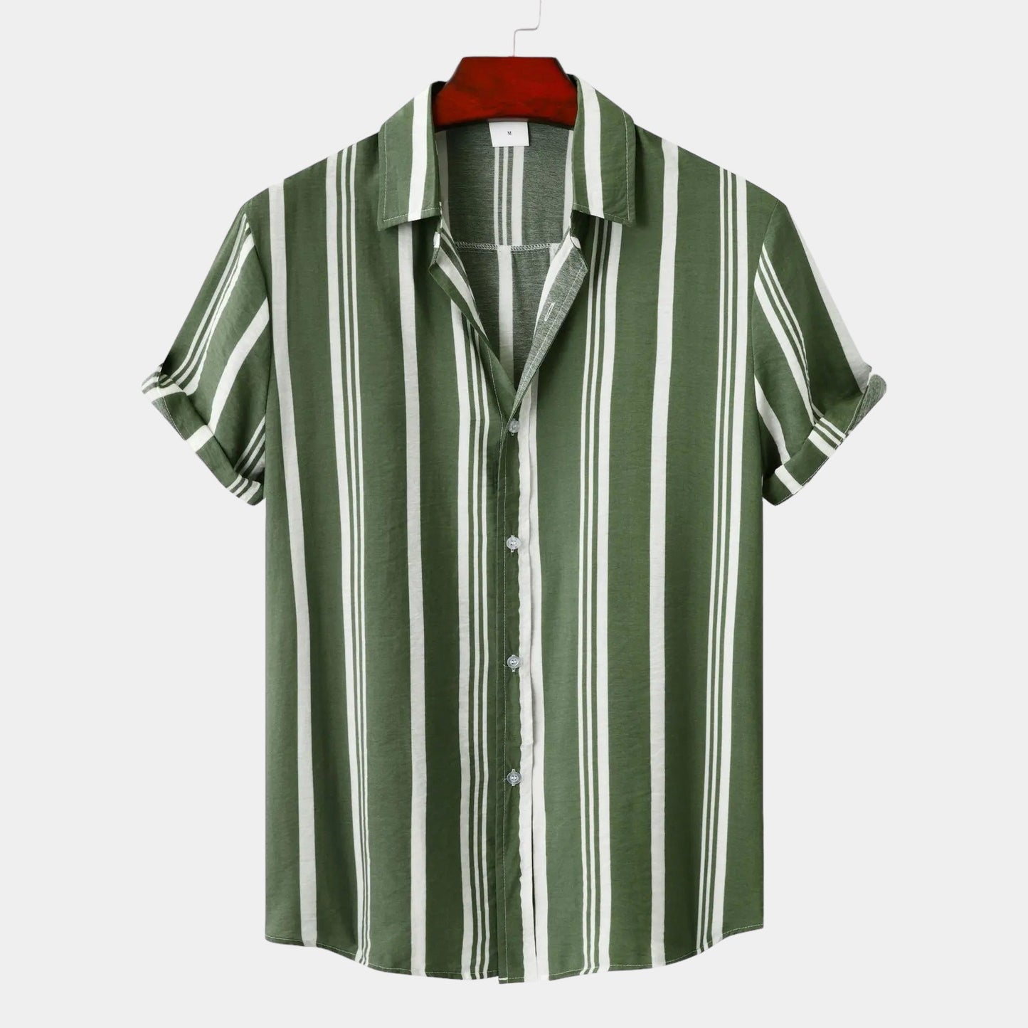Men's Striped Linen Shirt 6