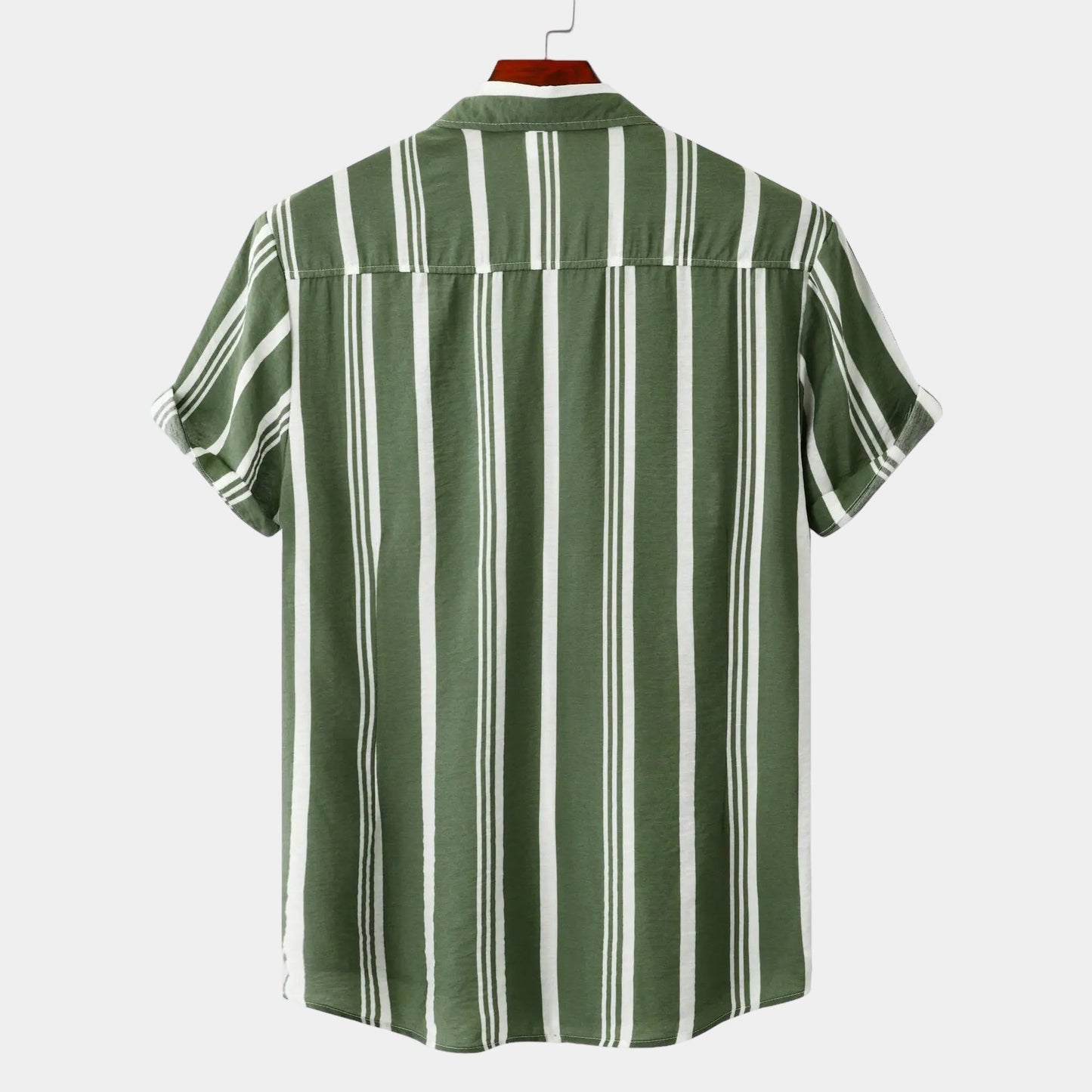 Men's Striped Linen Shirt 7