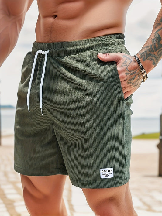 Men's Striped Summer Shorts 0