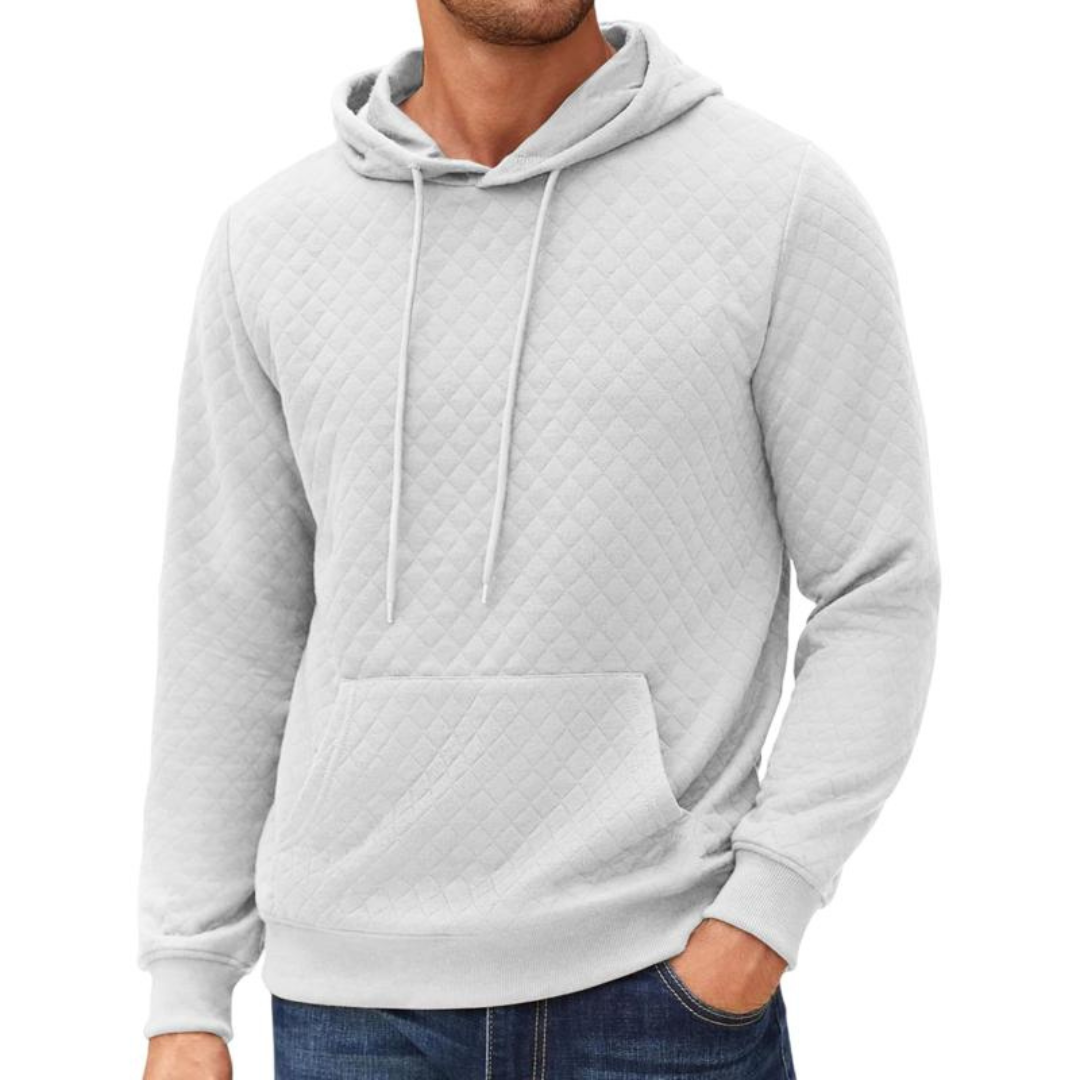 Men's Stylish Hoodie with Unique Design and Kangaroo Pockets 1