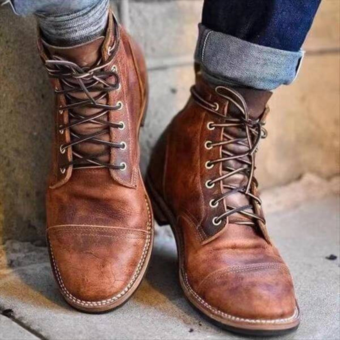 Men's Stylish Leather Boots for Comfort and Elegance 1