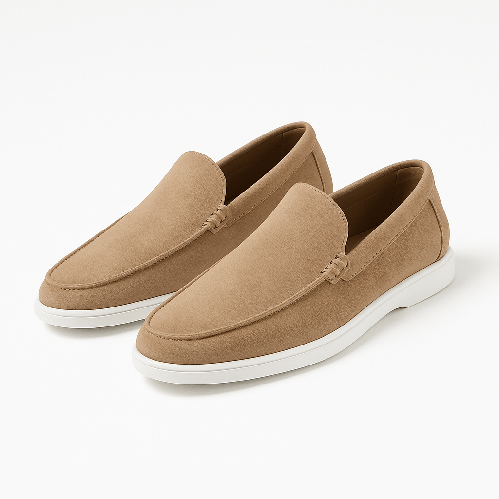 Men's Suede Loafers - Comfortable Slip-On Loafer Shoes 11