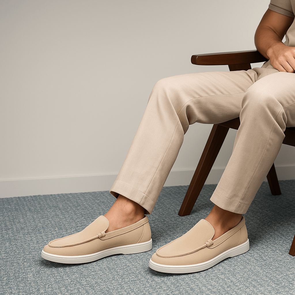 Men's Suede Loafers - Comfortable Slip-On Loafer Shoes 3