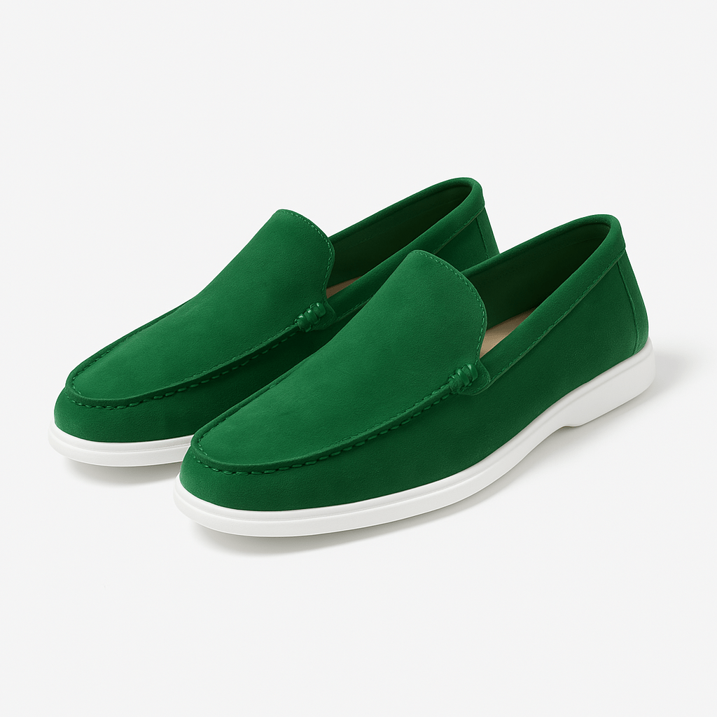 Men's Suede Loafers - Comfortable Slip-On Loafer Shoes 4