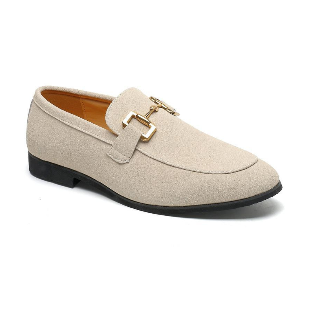 Men's Suede Penny Loafers - Elegant Loafer Shoes for Men 2