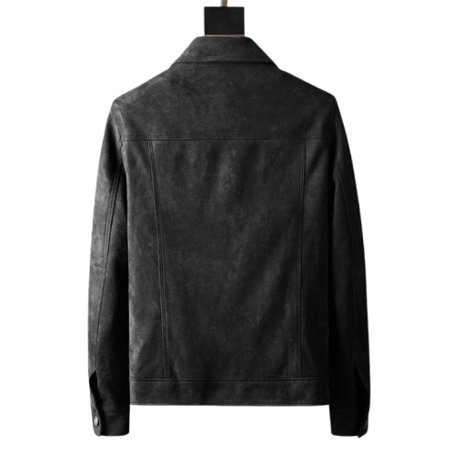 Men's Suede Zip-Up Jacket 3