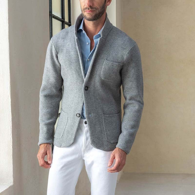 Men's Tailored Fit Smart Casual Jacket 0