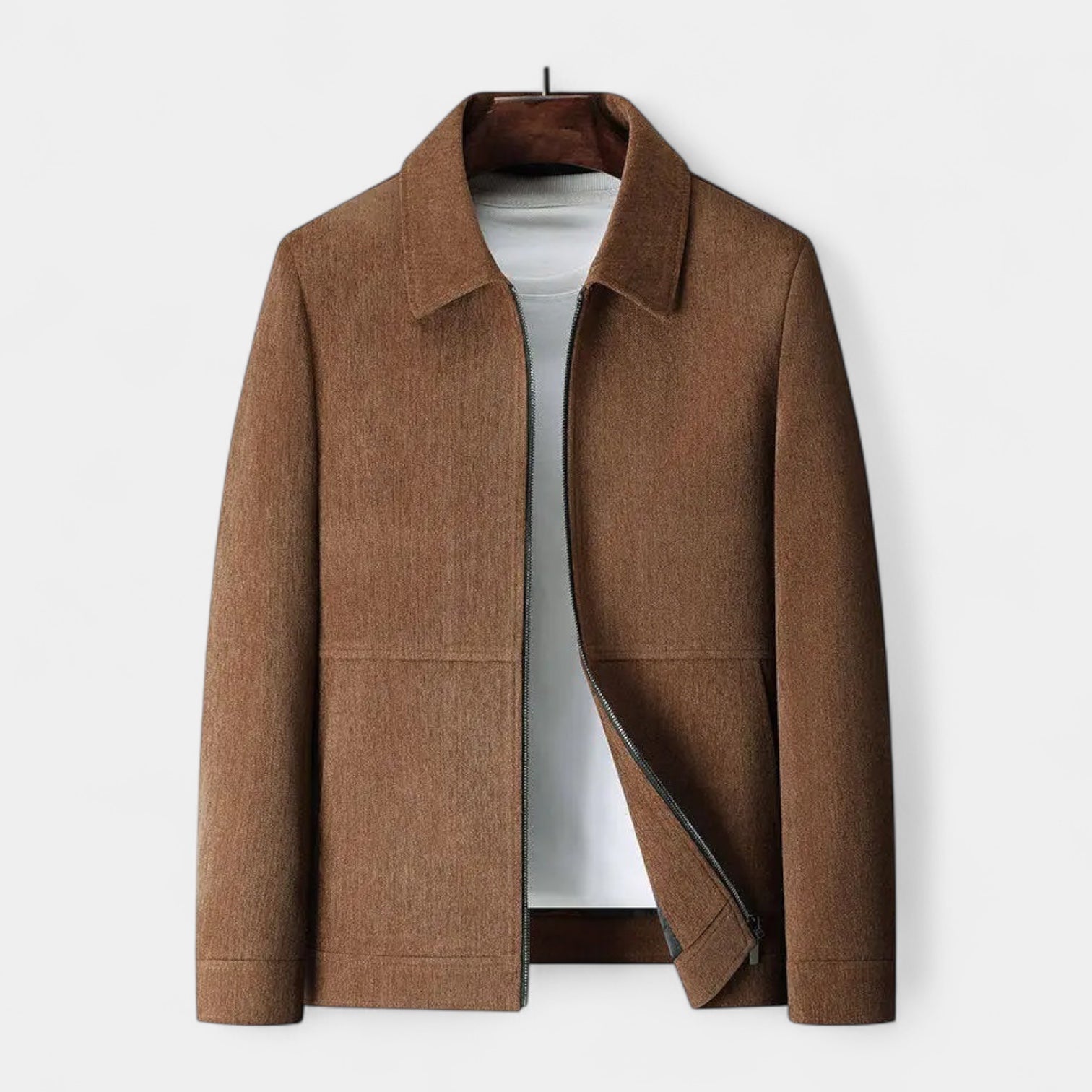 Men's Textured Harrington Super Shirt 0