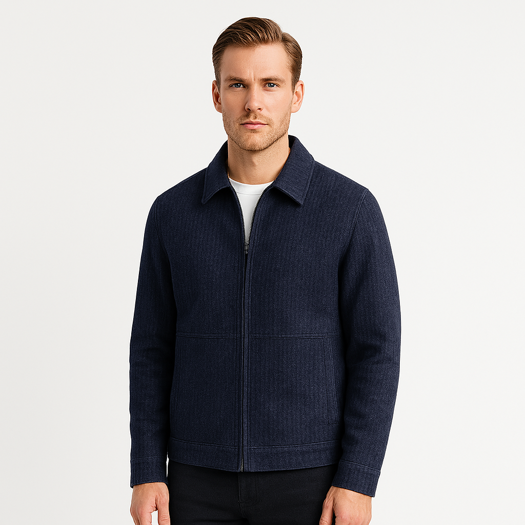 Men's Textured Harrington Super Shirt 8