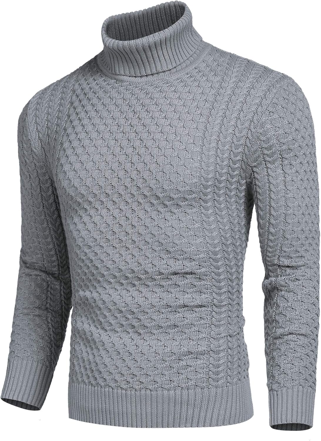 Men's Turtleneck Sweater - Slim Fit Casual Roll Collar 2