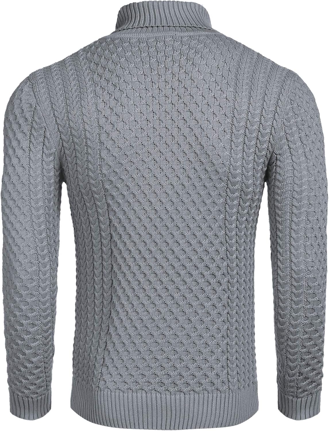 Men's Turtleneck Sweater - Slim Fit Casual Roll Collar 3