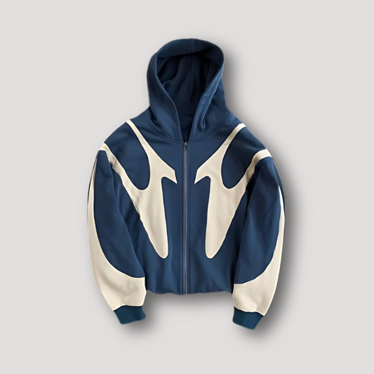 Men's Urban Streetwear Zip Hoodie 0