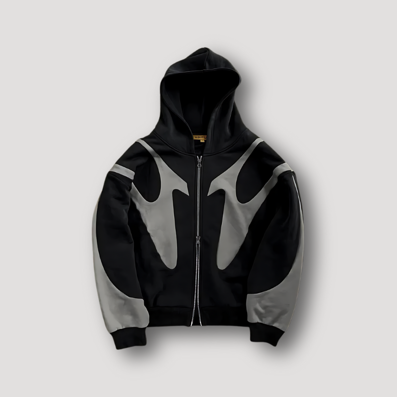 Men's Urban Streetwear Zip Hoodie 1