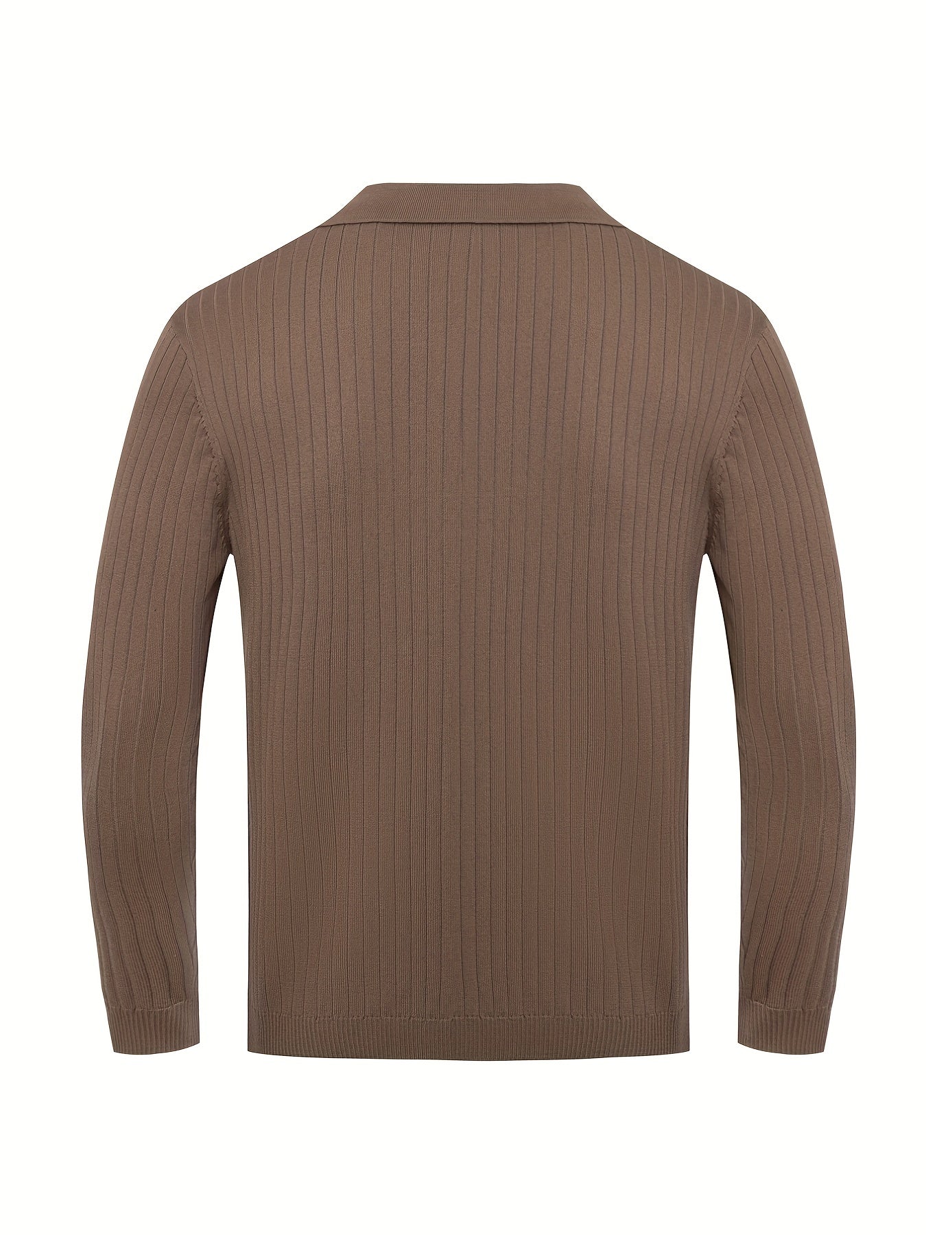 Men's V-Neck Knit Sweatshirt 7