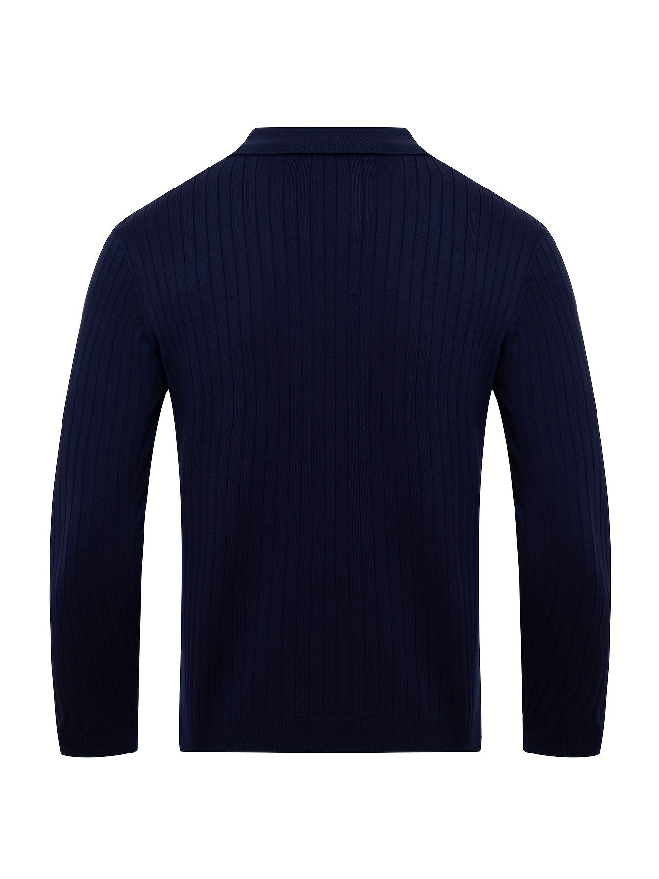 Men's V-Neck Knit Sweatshirt 8
