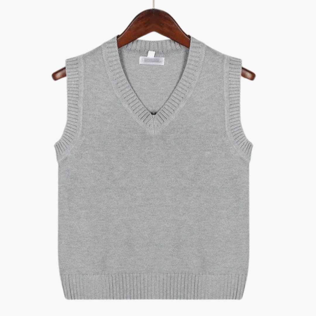 Men's V-Neck Knitting Vest 3