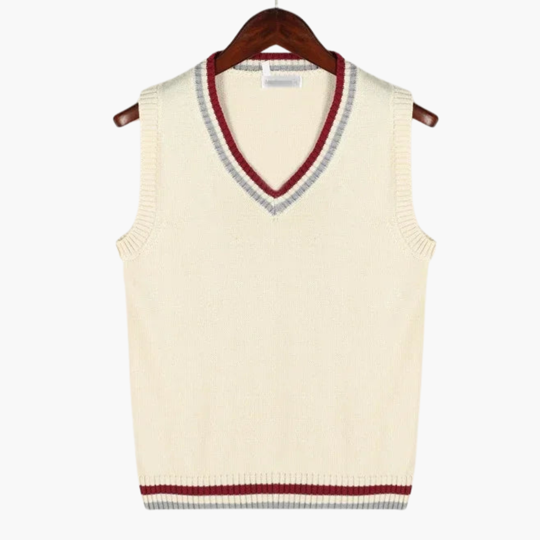 Men's V-Neck Knitting Vest 7