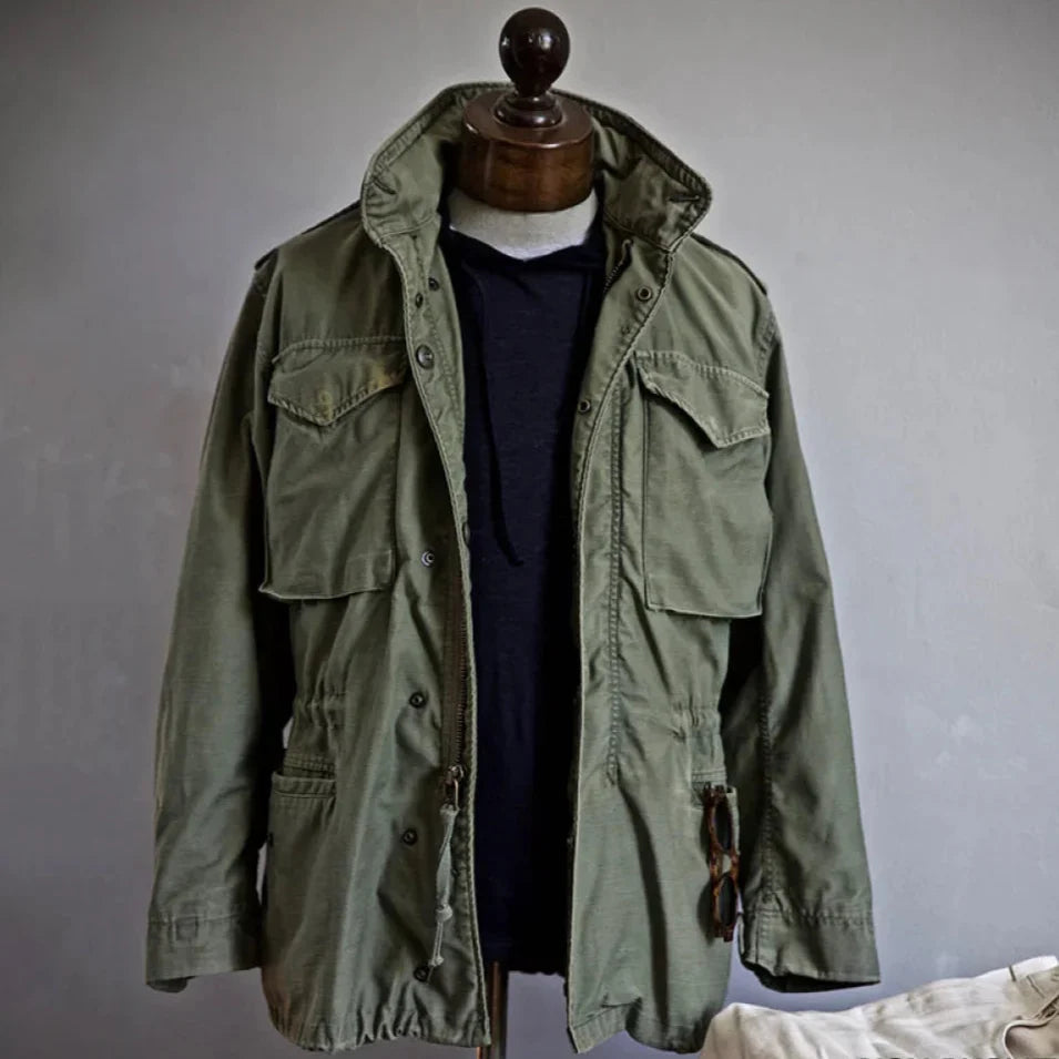 Men's Vintage Field Jacket - Durable Lightweight Outerwear 0
