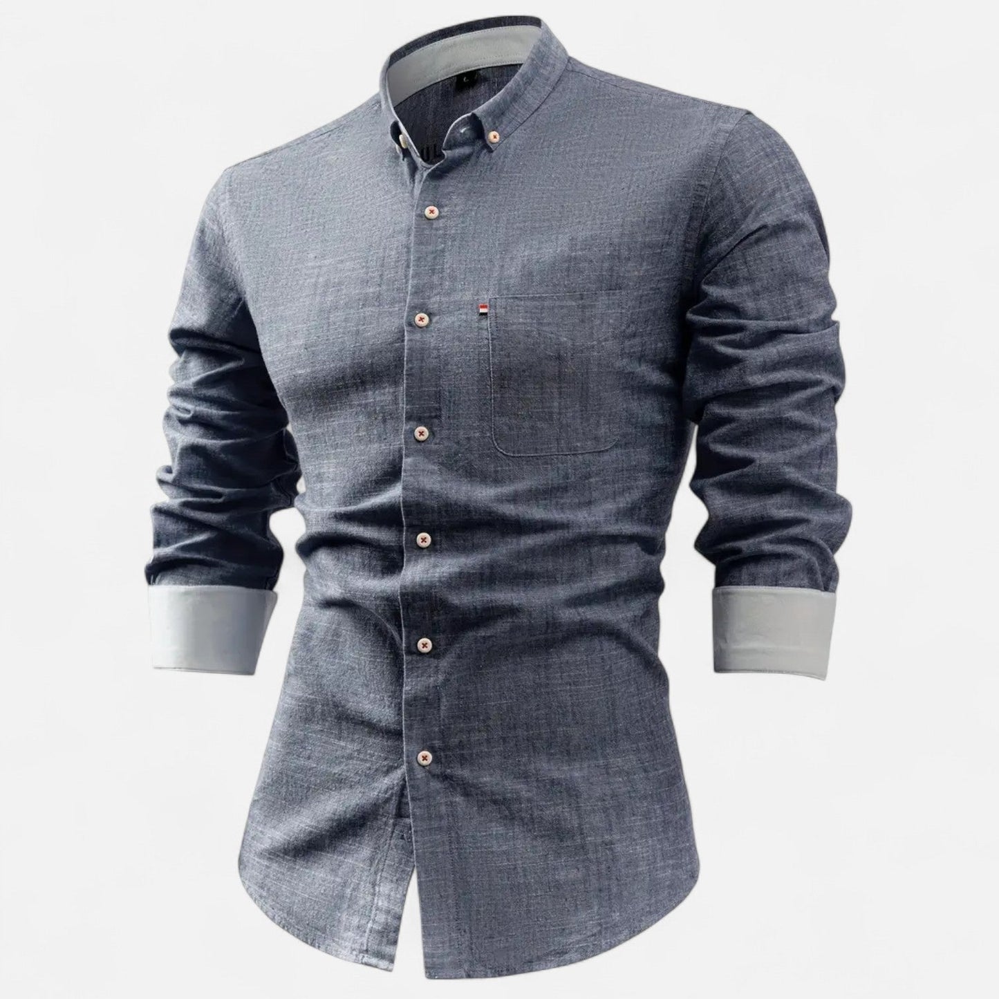 Men's Vintage Utility Shirt for Casual Layering 4