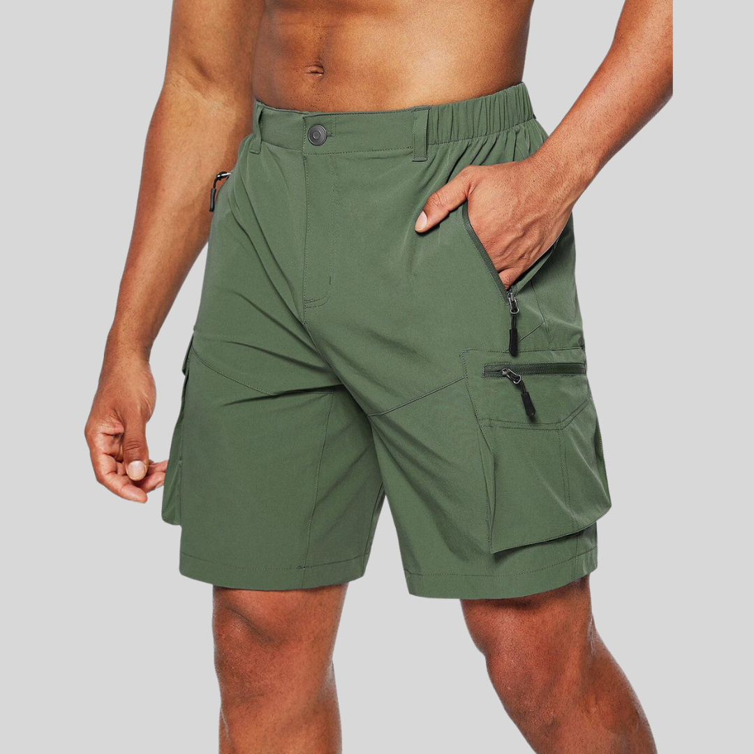 Men's Water-Repellent Cargo Shorts for Outdoor Adventures 3